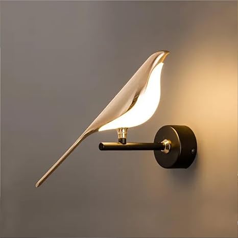 Bird Wall Light for Living Room Modern/Wall Lamps for Bedroom/for Living Room/Wall Lights for Home Decoration/Bedside Wall lamp (Sparrow Led, Single)